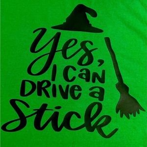 Halloween. Yes, I can drive a stick.